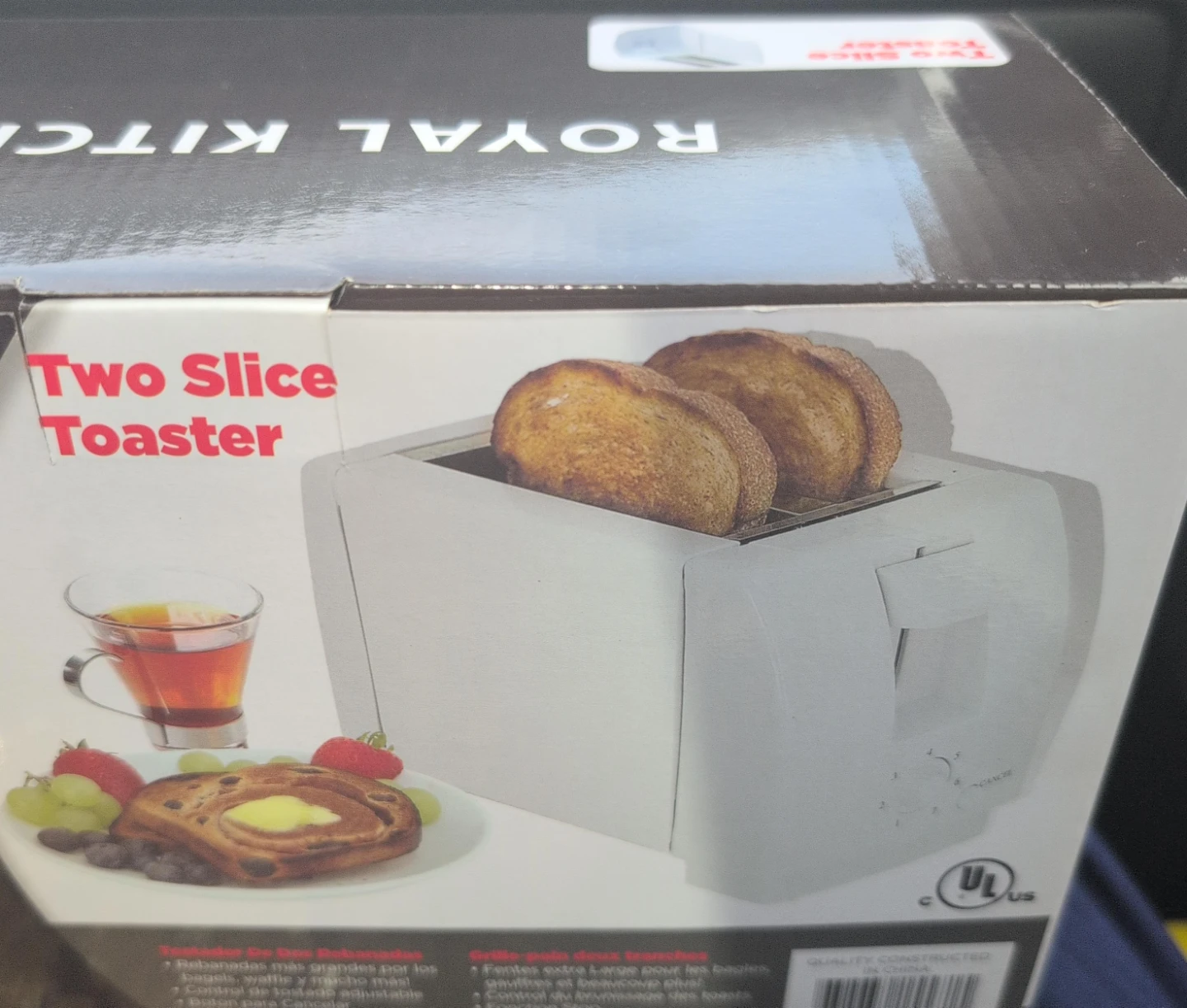 Royal Kitchen Two Slice Toaster