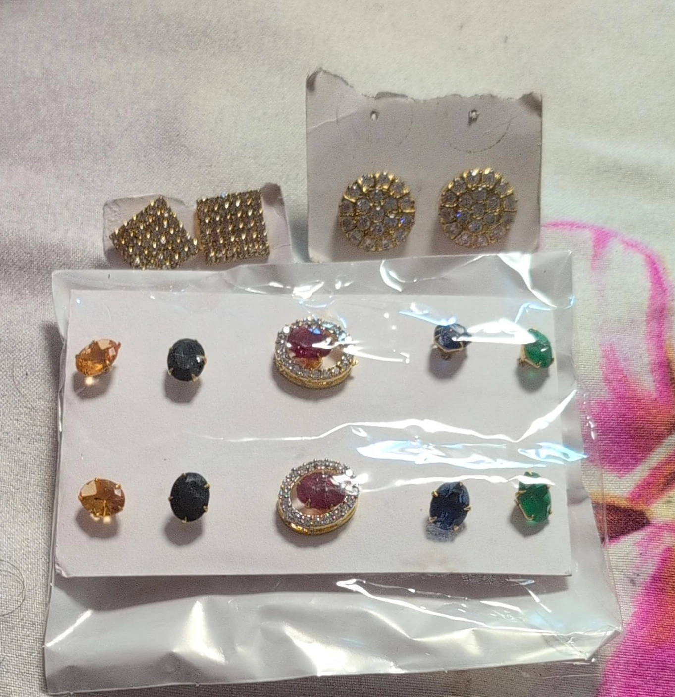 Assorted Stud Earrings Set