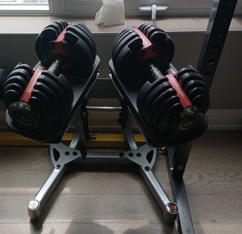 Bowflex SelectTech Adjustable Dumbbells with Stand
