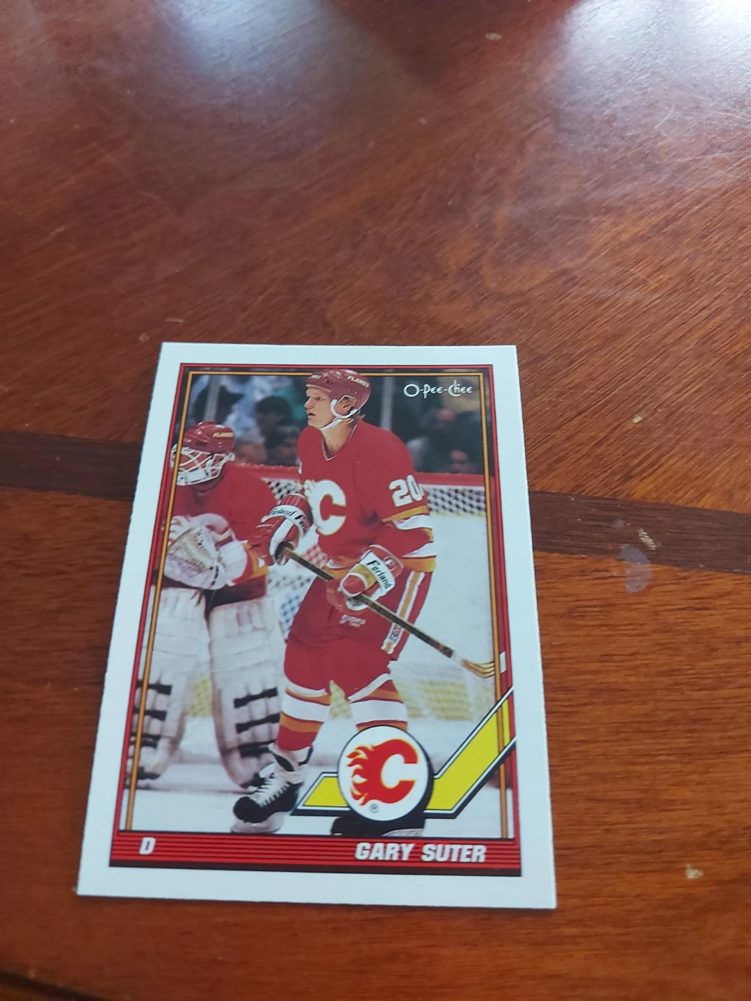 O-Pee-Chee Gary Suter Hockey Card