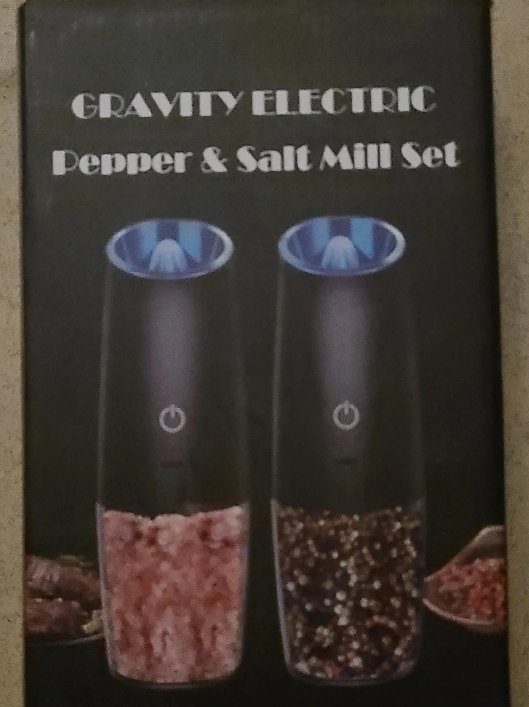 Gravity Electric Pepper & Salt Mill Set