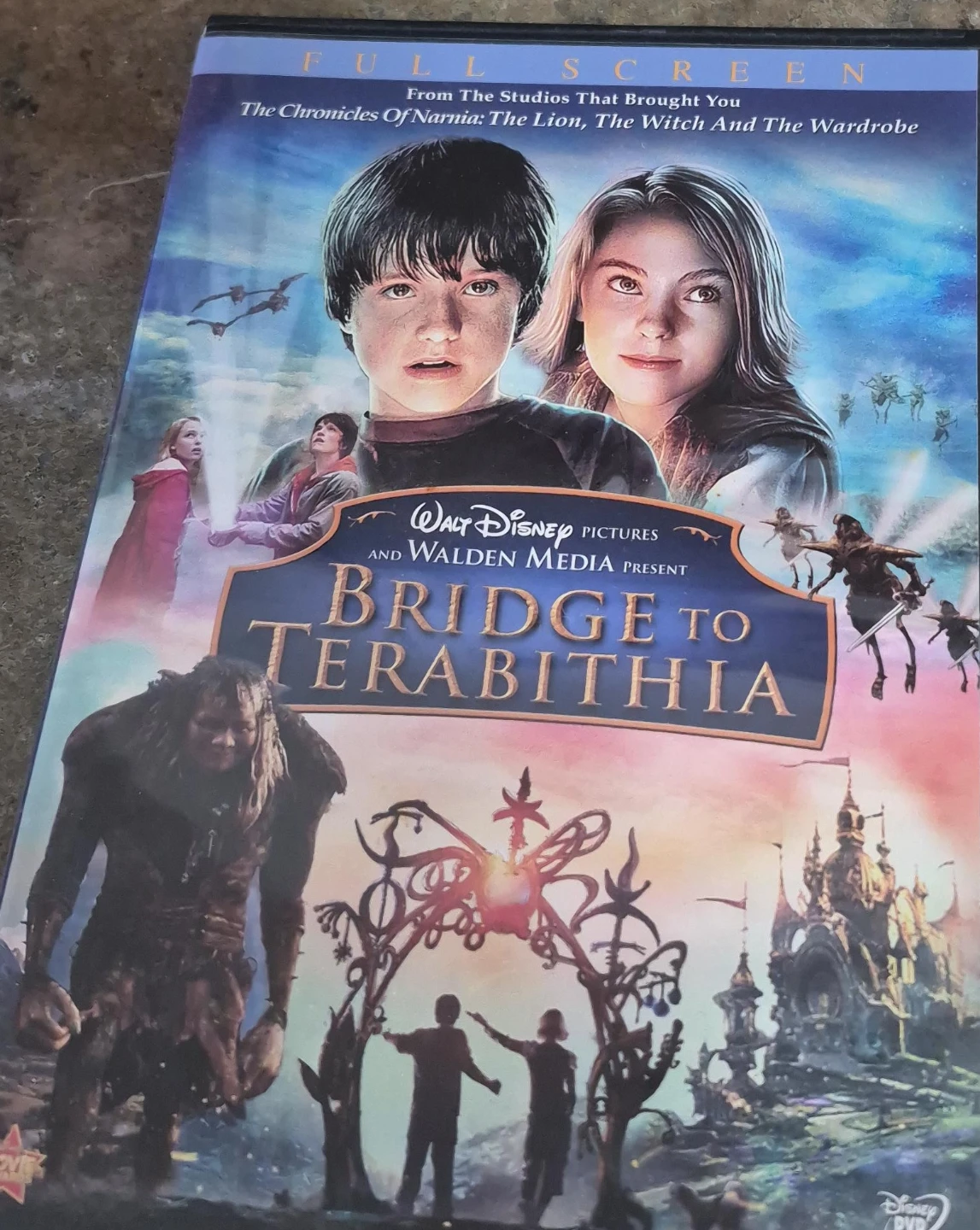 Bridge to Terabithia DVD