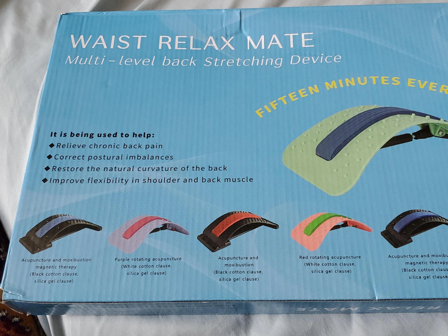 Waist Relax Mate Multi-level Back Stretching Device
