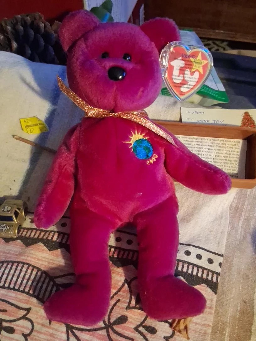 Ty Beanie Baby "Peace" Bear