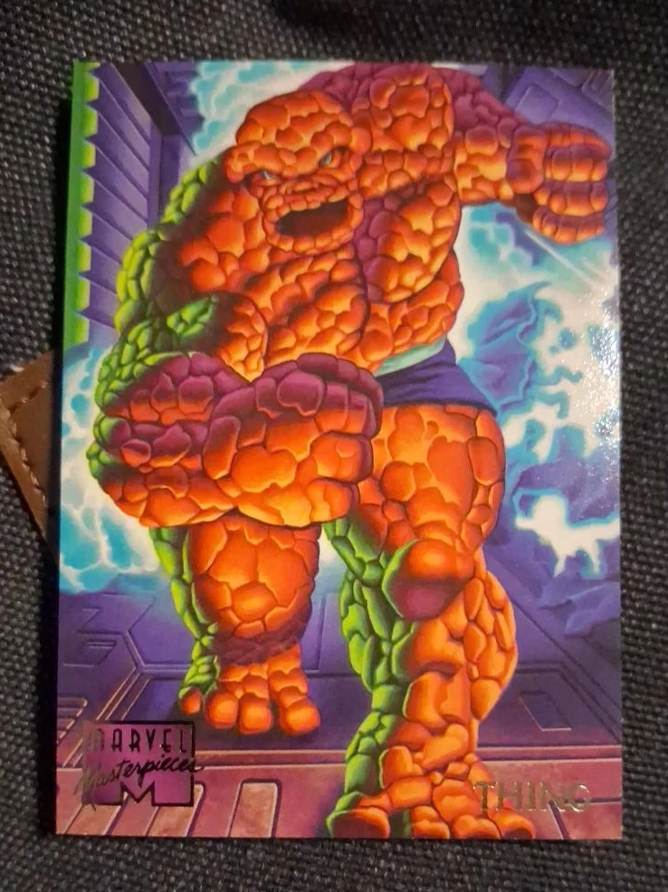 Marvel Masterpieces Thing Trading Card