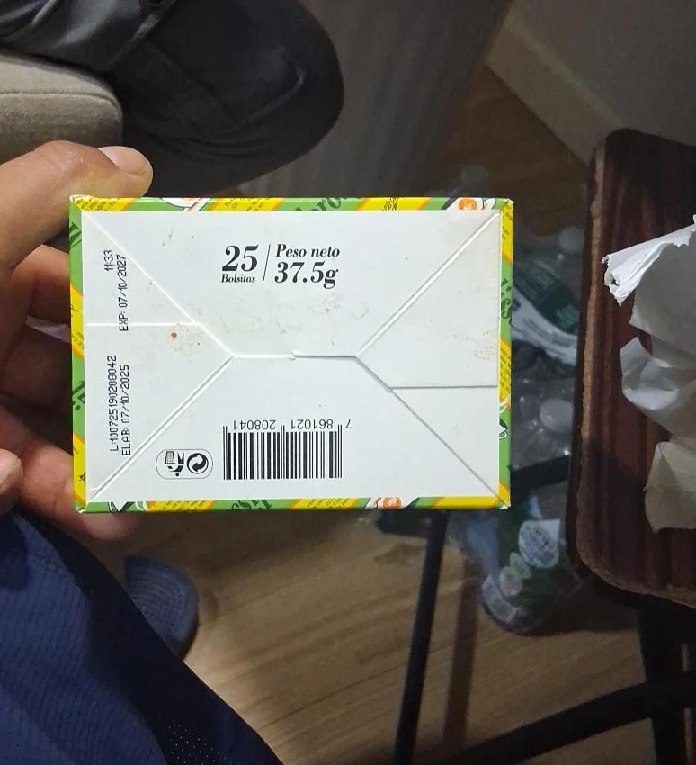 25 Bolsitas 37.5g Tea Bags