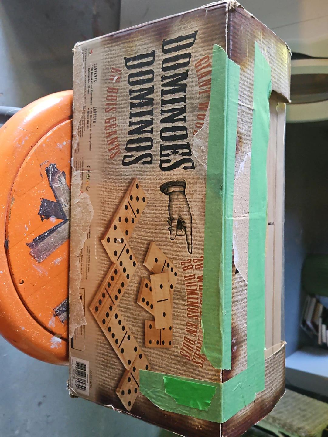 Giant Wood Dominoes Game