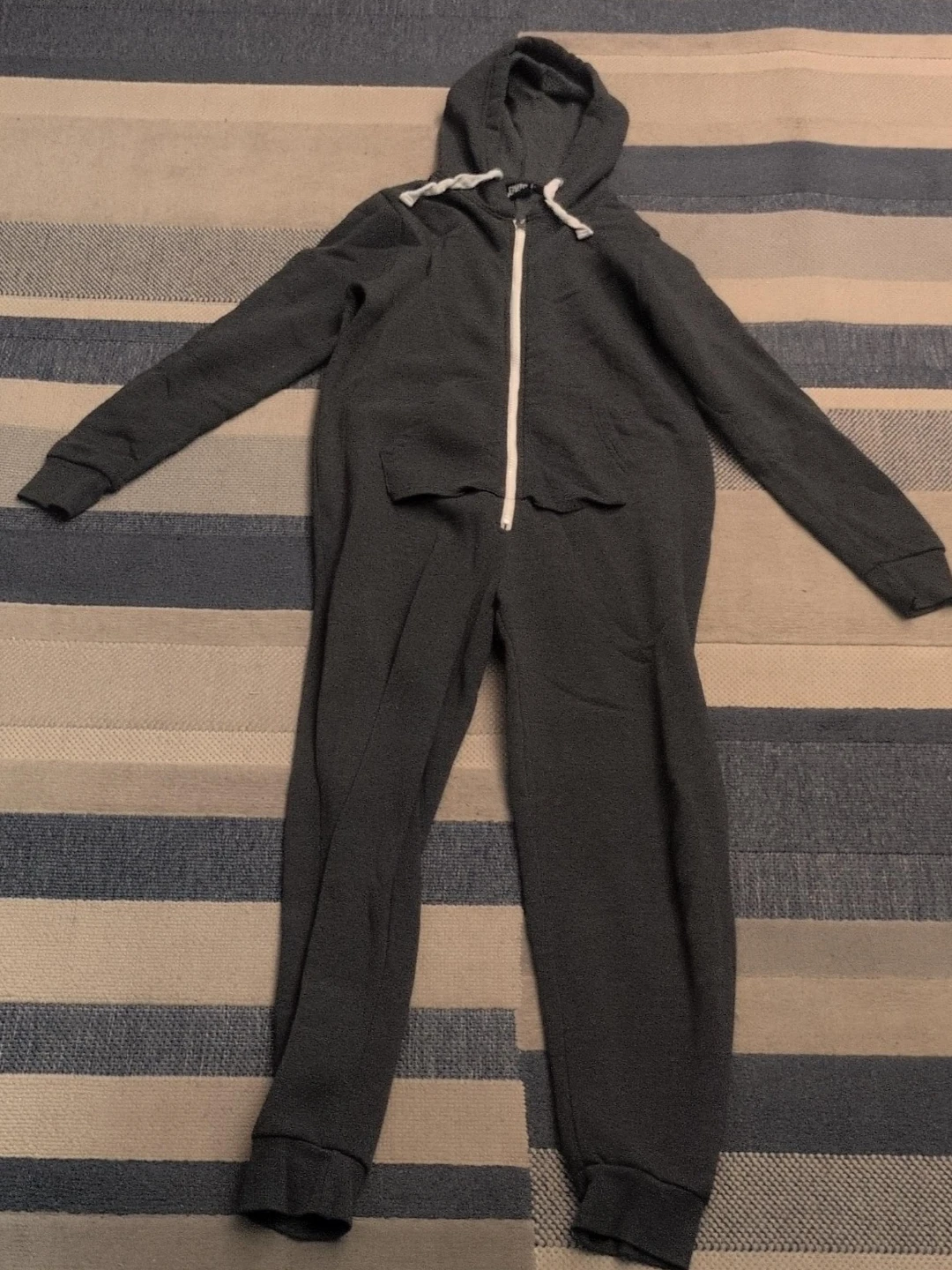 Dark Grey Hooded Onesie