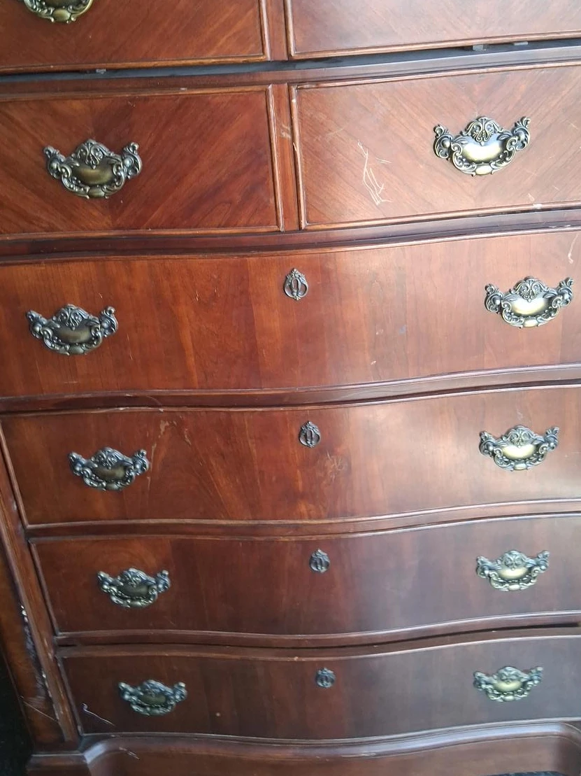 Vintage Wooden Dresser Chest