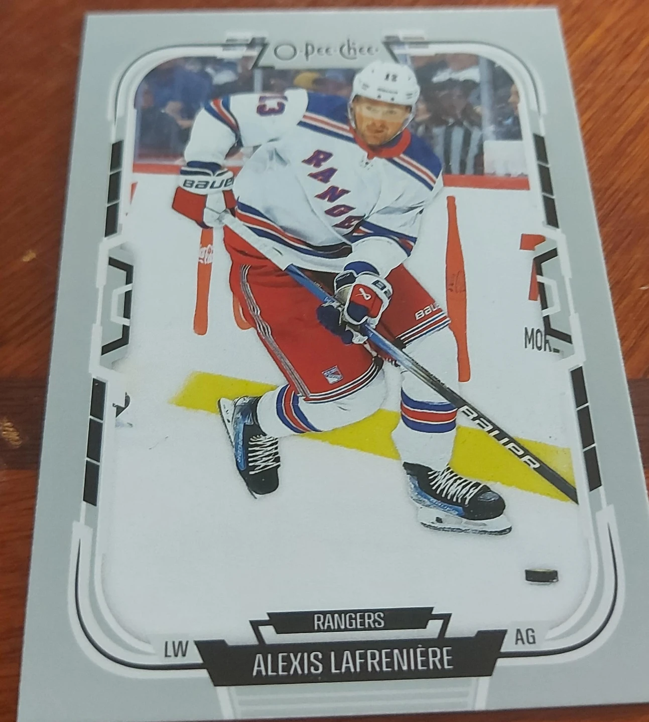 Pee Chee Alexis Lafrenière Hockey Card