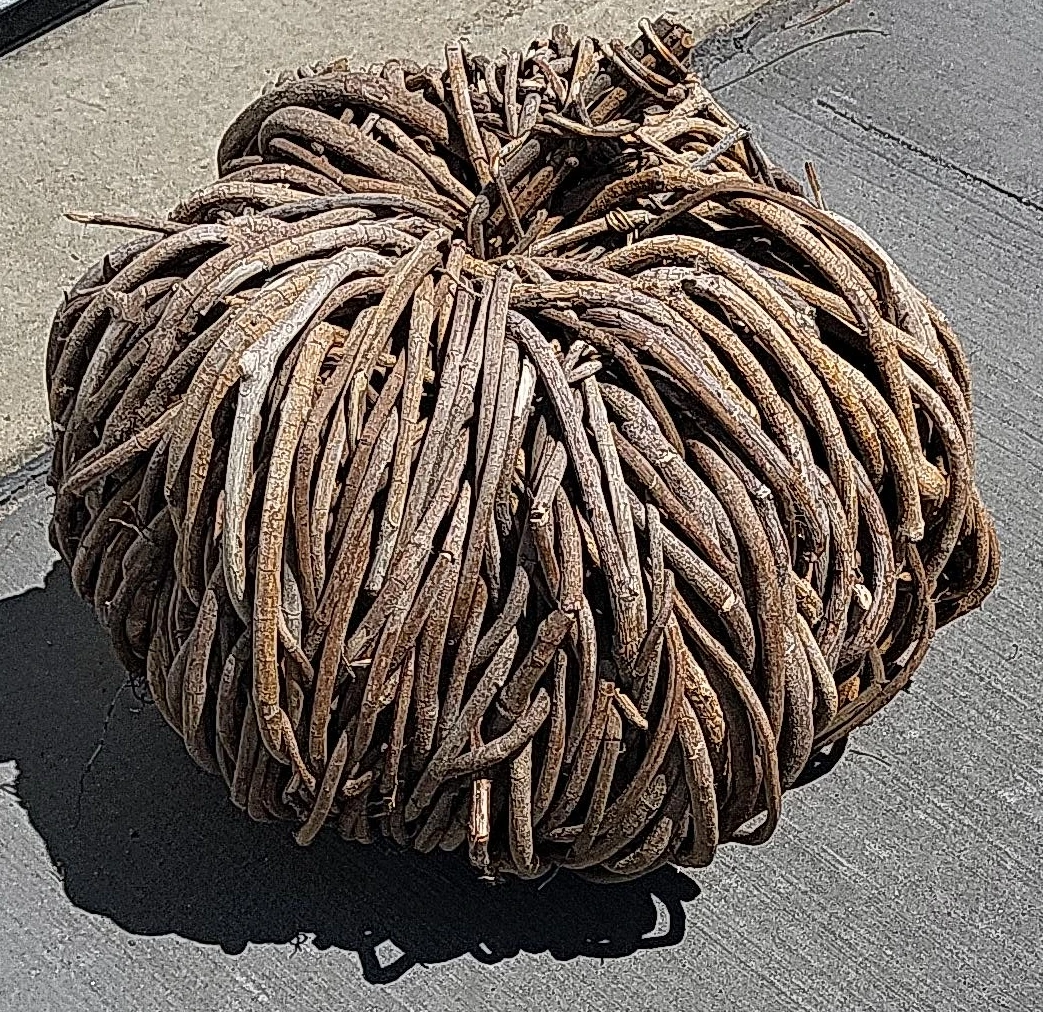 Decorative Woven Vine Pumpkin