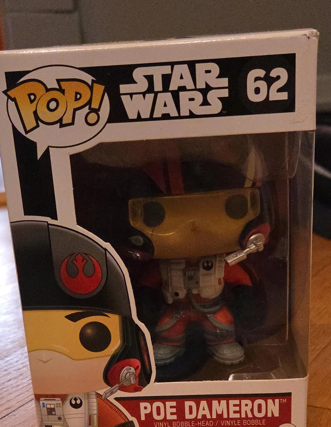 Funko Pop! Star Wars Poe Dameron #62 Vinyl Bobble-Head