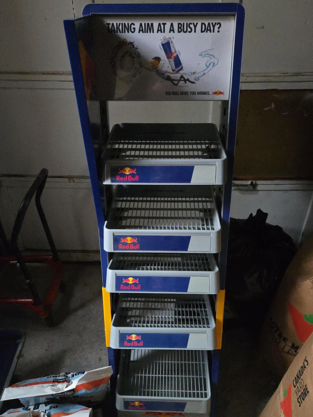 Red Bull Display Rack