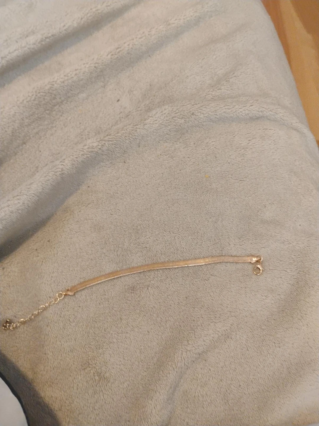 Gold Covered Herringbone Bracelet