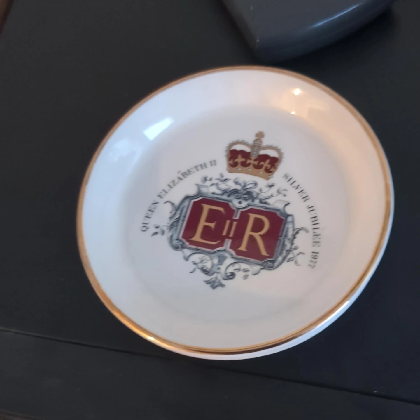 Queen Elizabeth II Silver Jubilee 1977 Plate