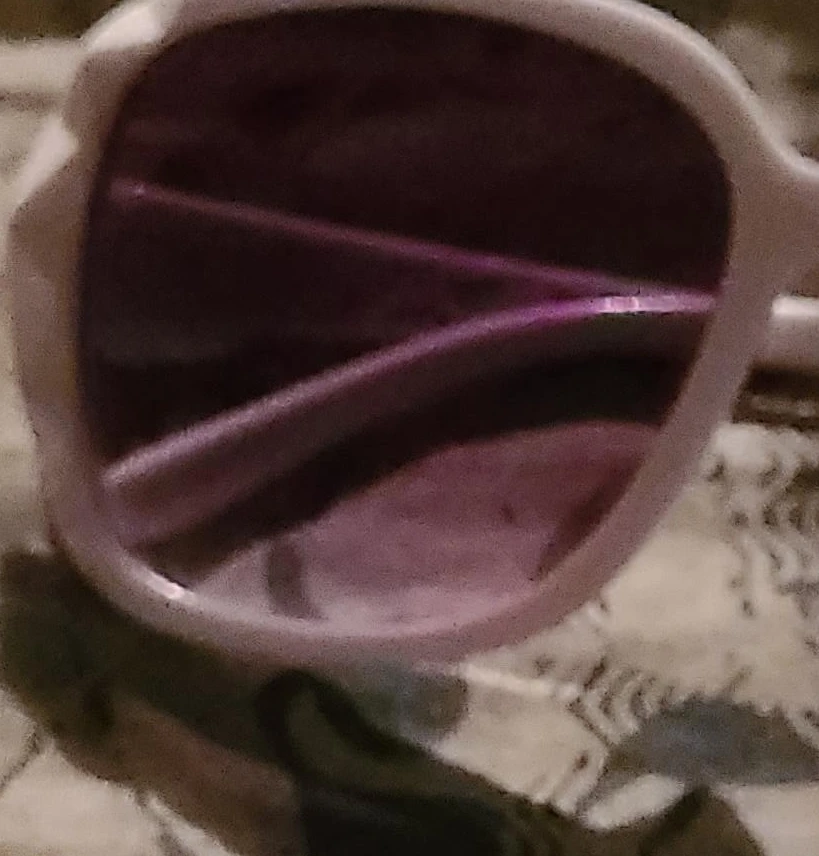 Pink Sunglasses with Purple Lenses