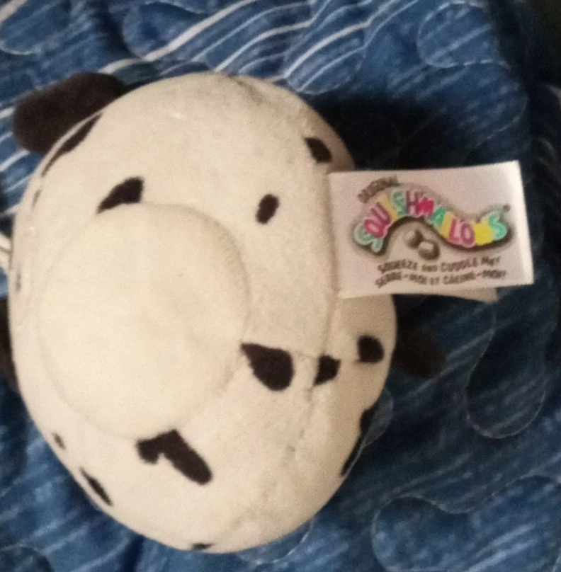 Squishmallows Dalmatian Clip-On Plush