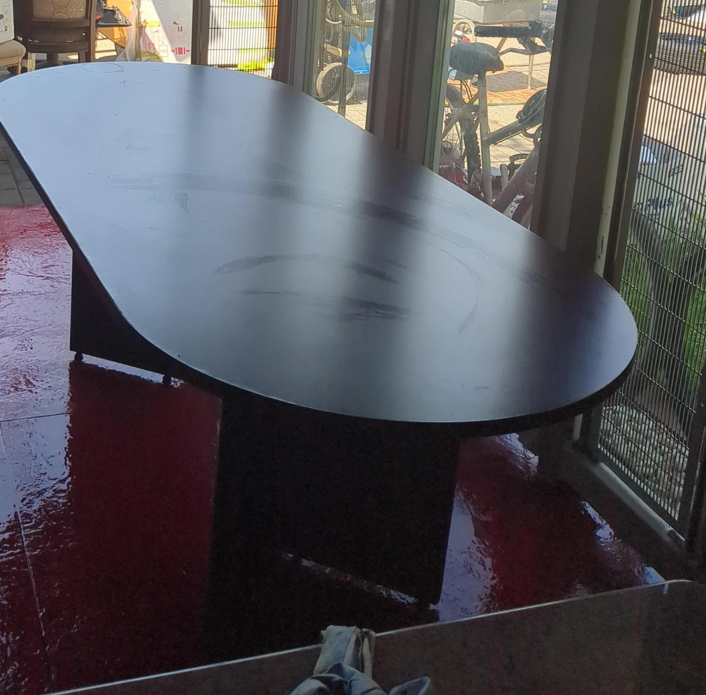 Large Oval Conference Table