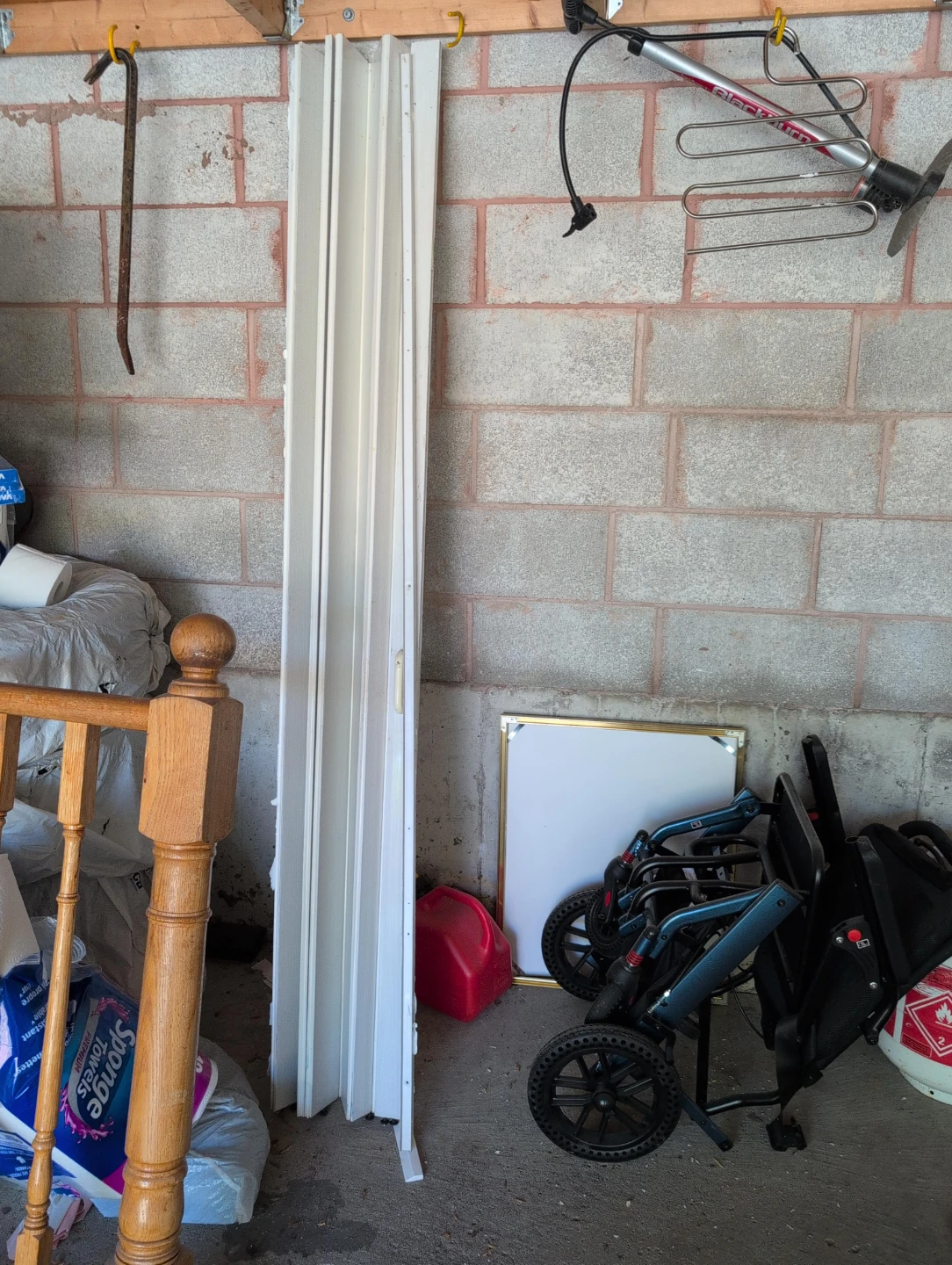 White Bi-Fold Door