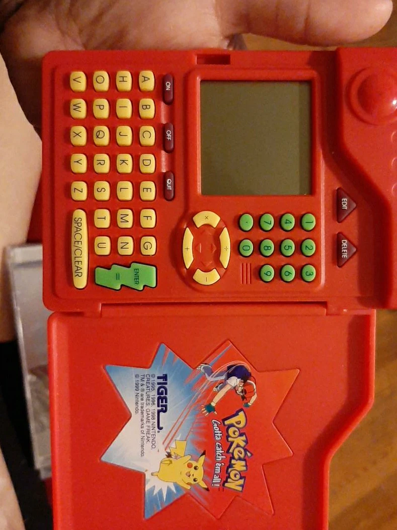 Tiger Electronics Pokemon Pokedex Electronic Game