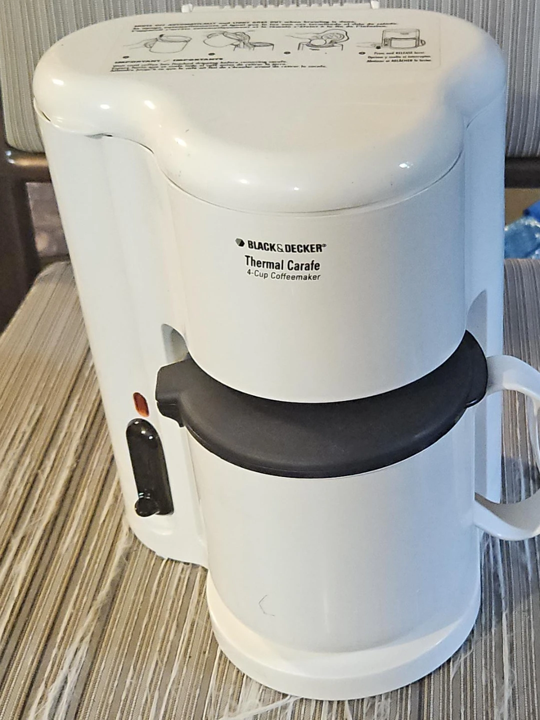 Black & Decker 4-Cup Thermal Carafe Coffeemaker