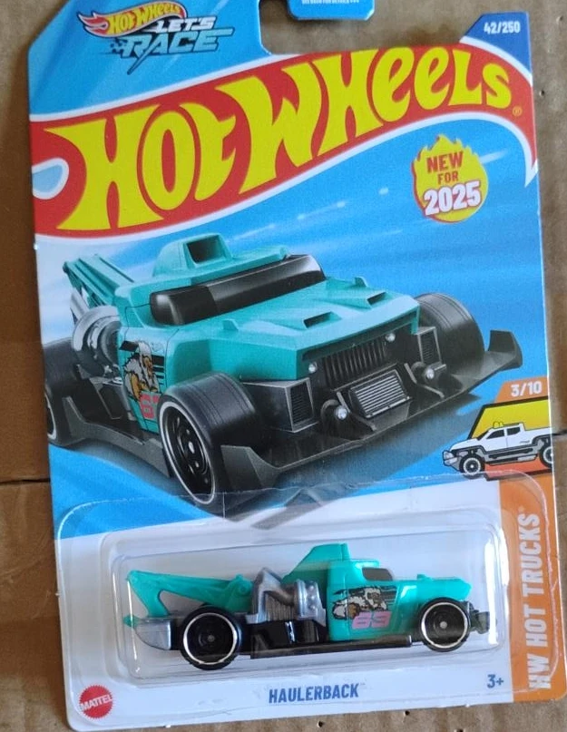 Hot Wheels Haulerback HW Hot Trucks Turquoise