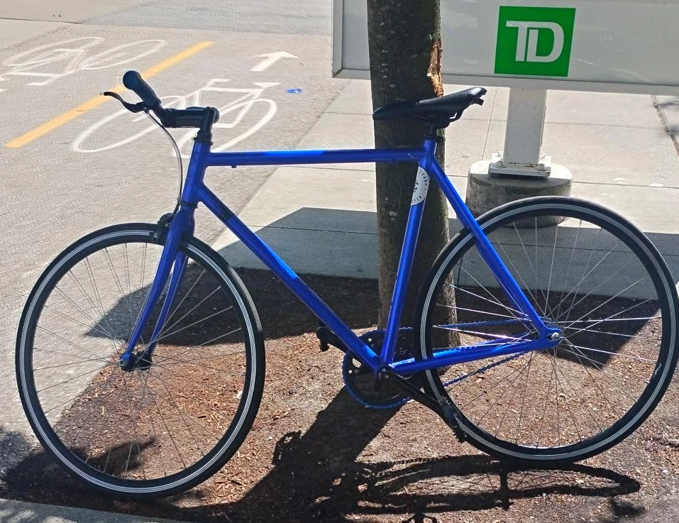 Blue Road Bike