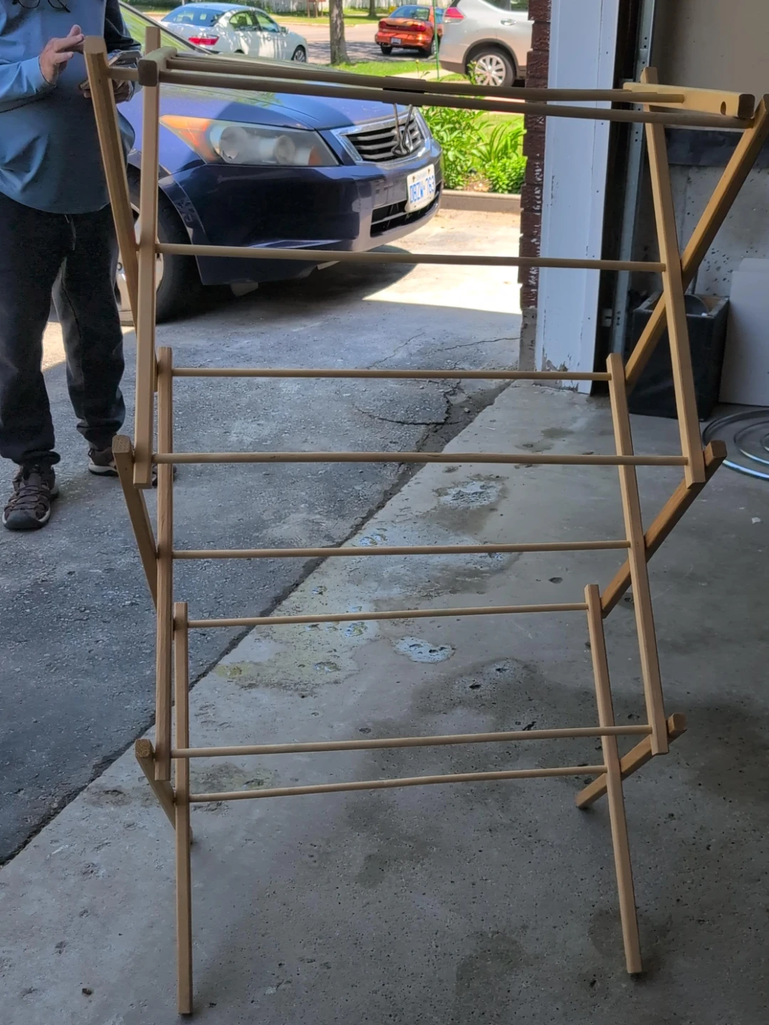 Wooden Clothes Drying Rack