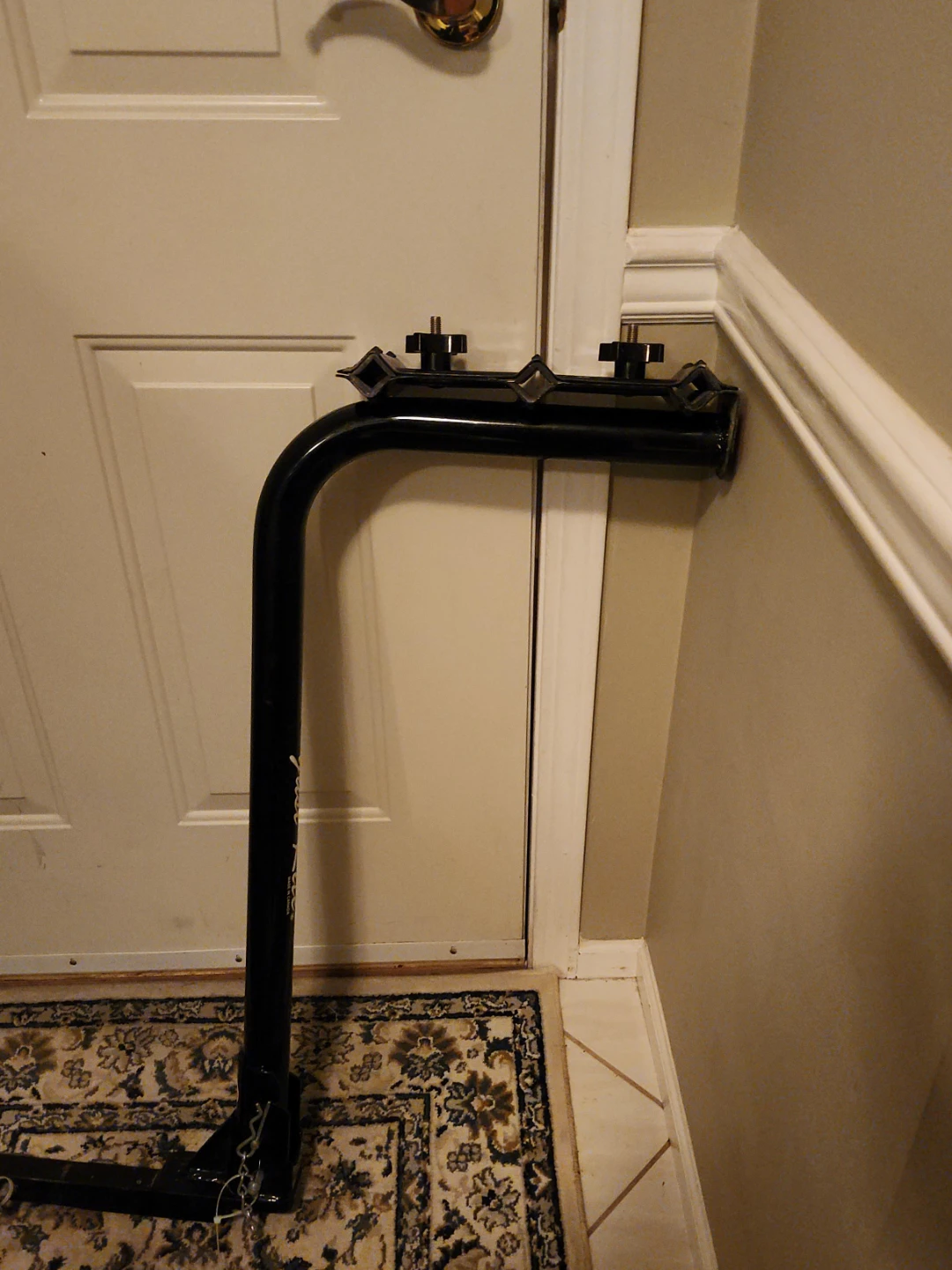 Black Heavy Steel 3 bike Rack.
