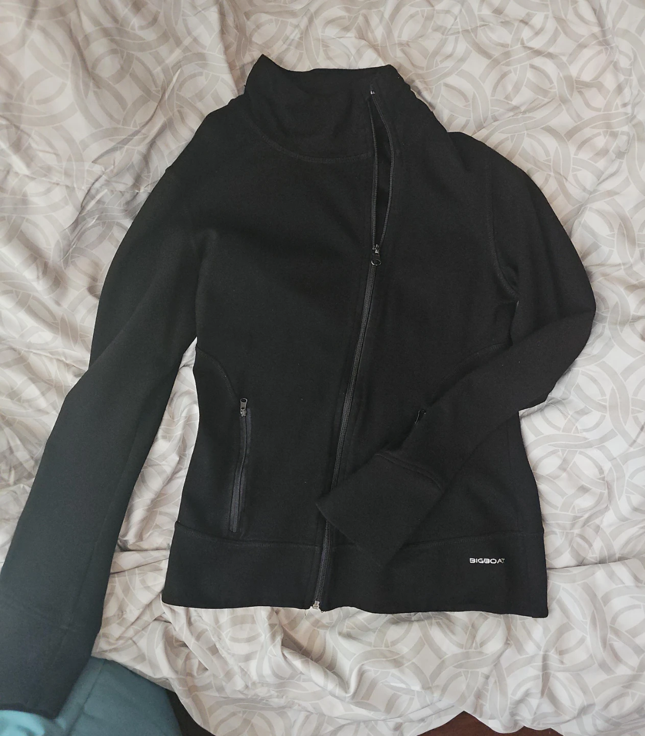 Black Bigboat Fleece Jacket