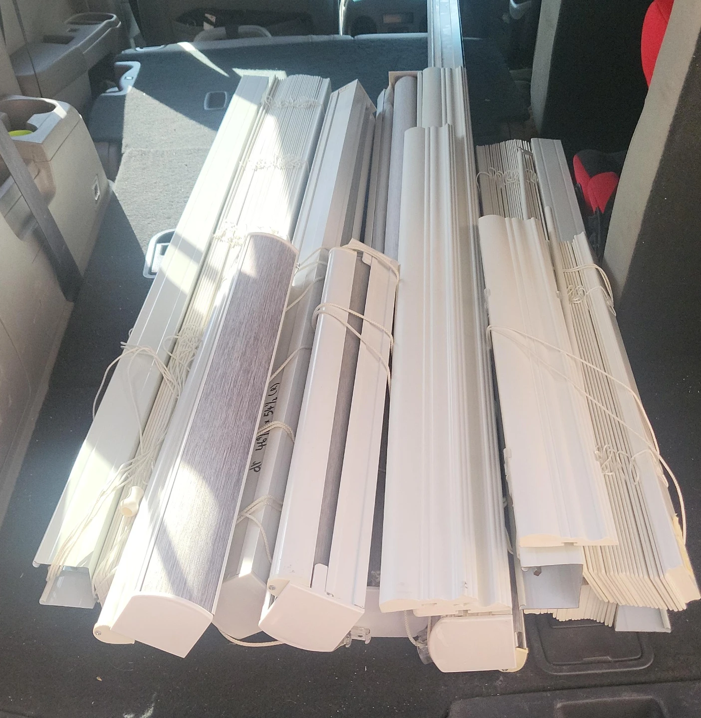 8 Assorted Window Blinds and Roller Shade