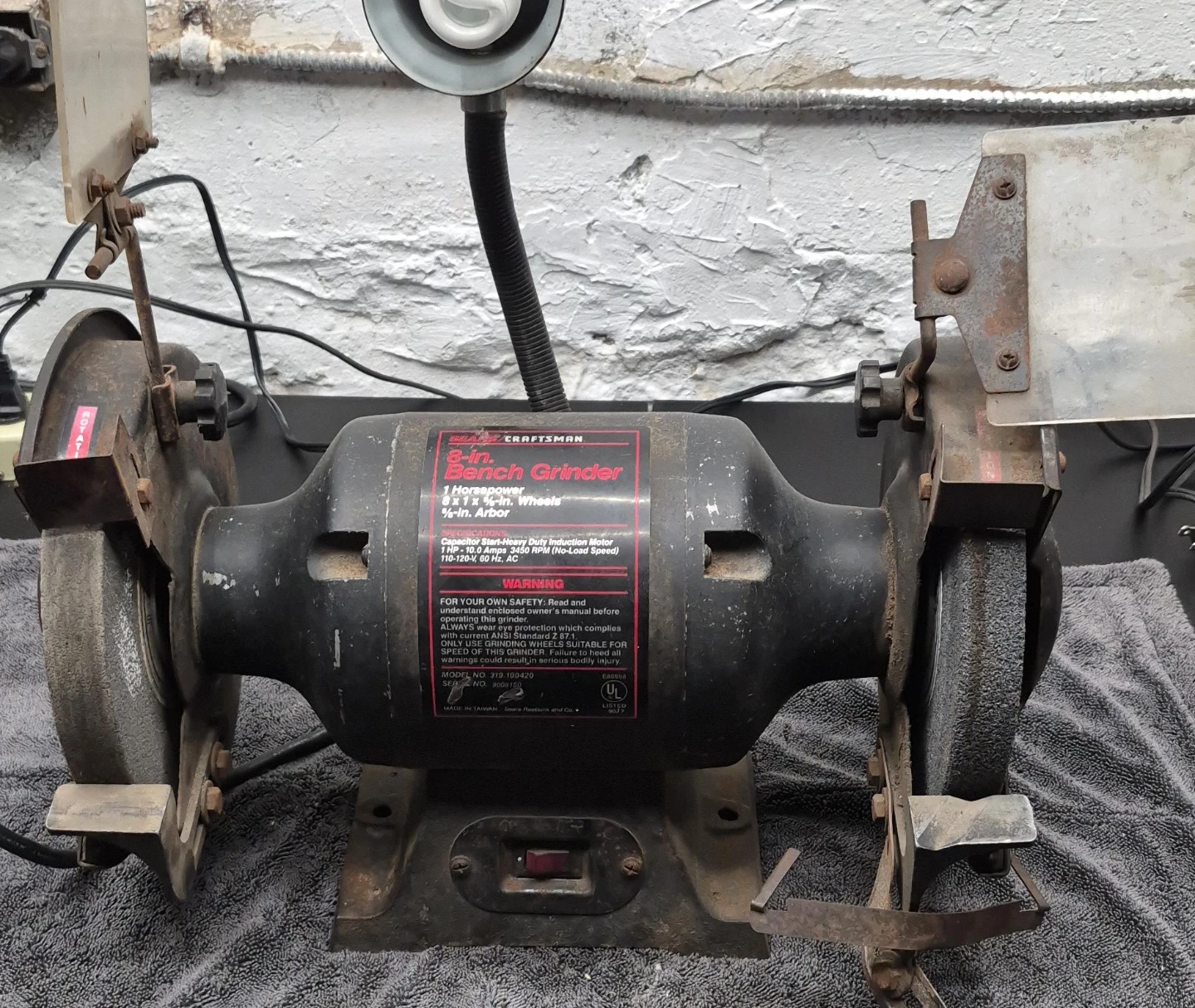 Craftsman 8-in. Bench Grinder