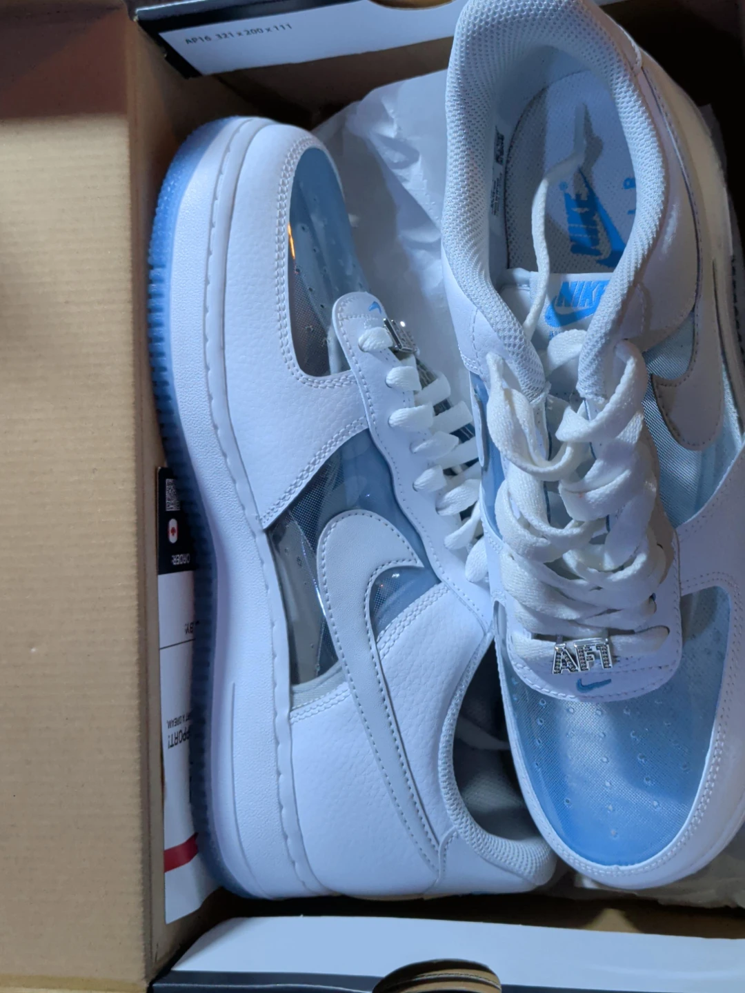 Nike Air Force 1 '07 White Ice Low Top Sneakers