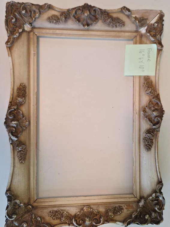 Ornate Vintage Style Frame 16" x 10"