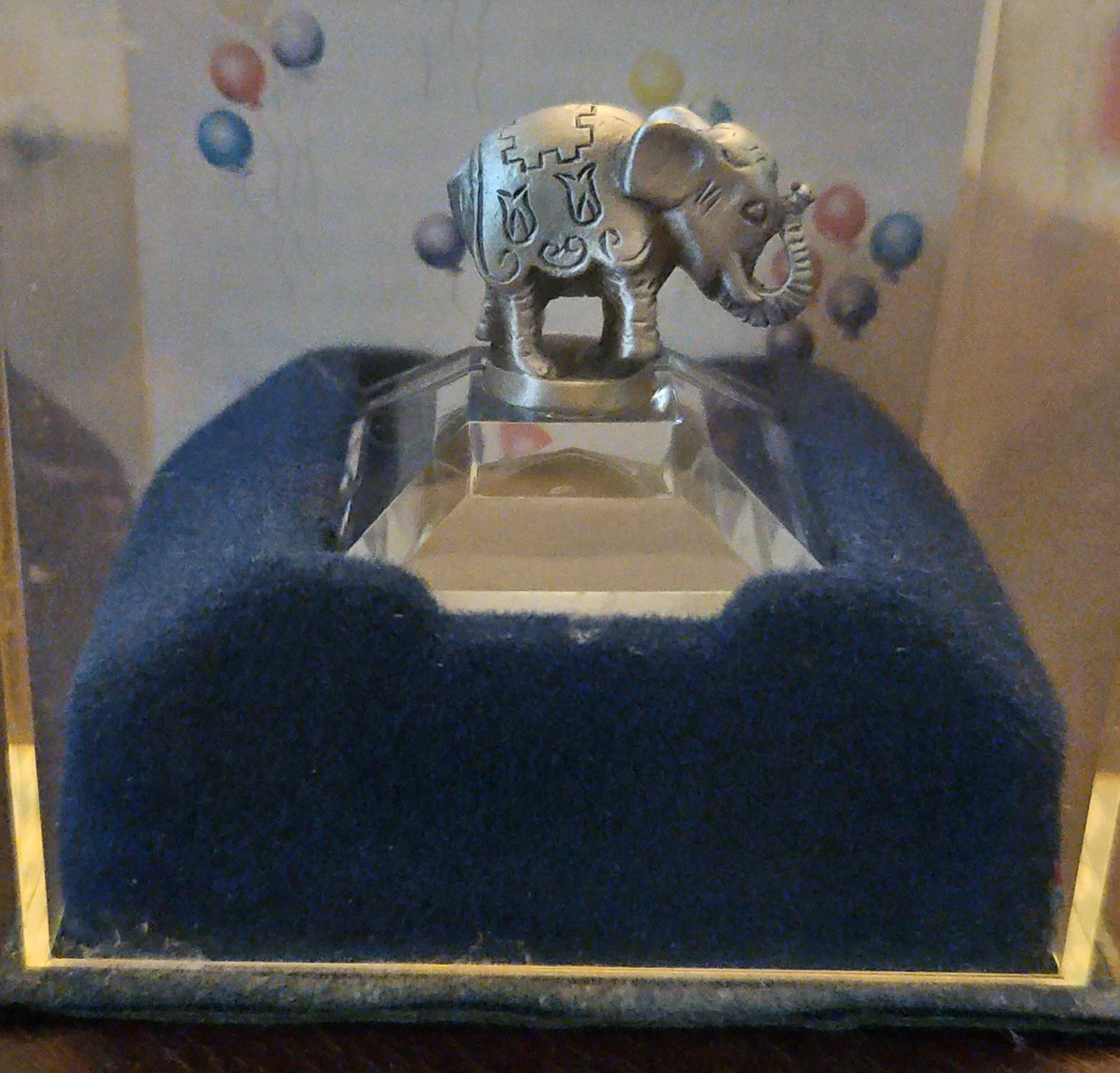 Russ Fine Pewter Collectible Center Ring Elephant