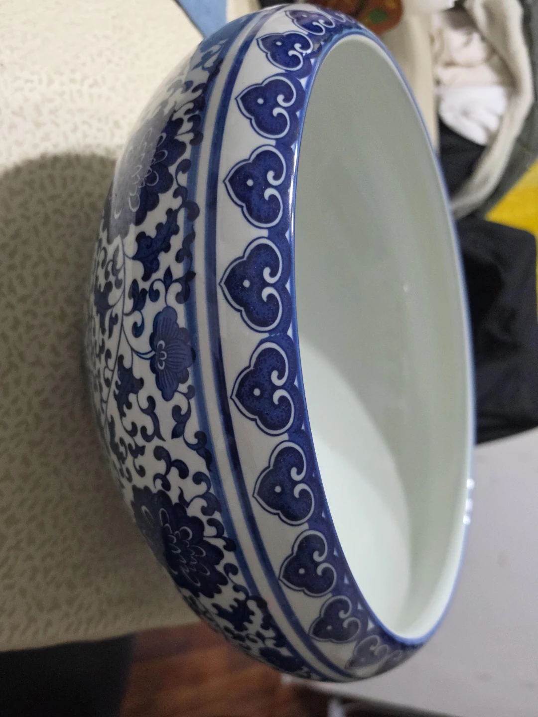 Blue and White Porcelain Decorative Bowl