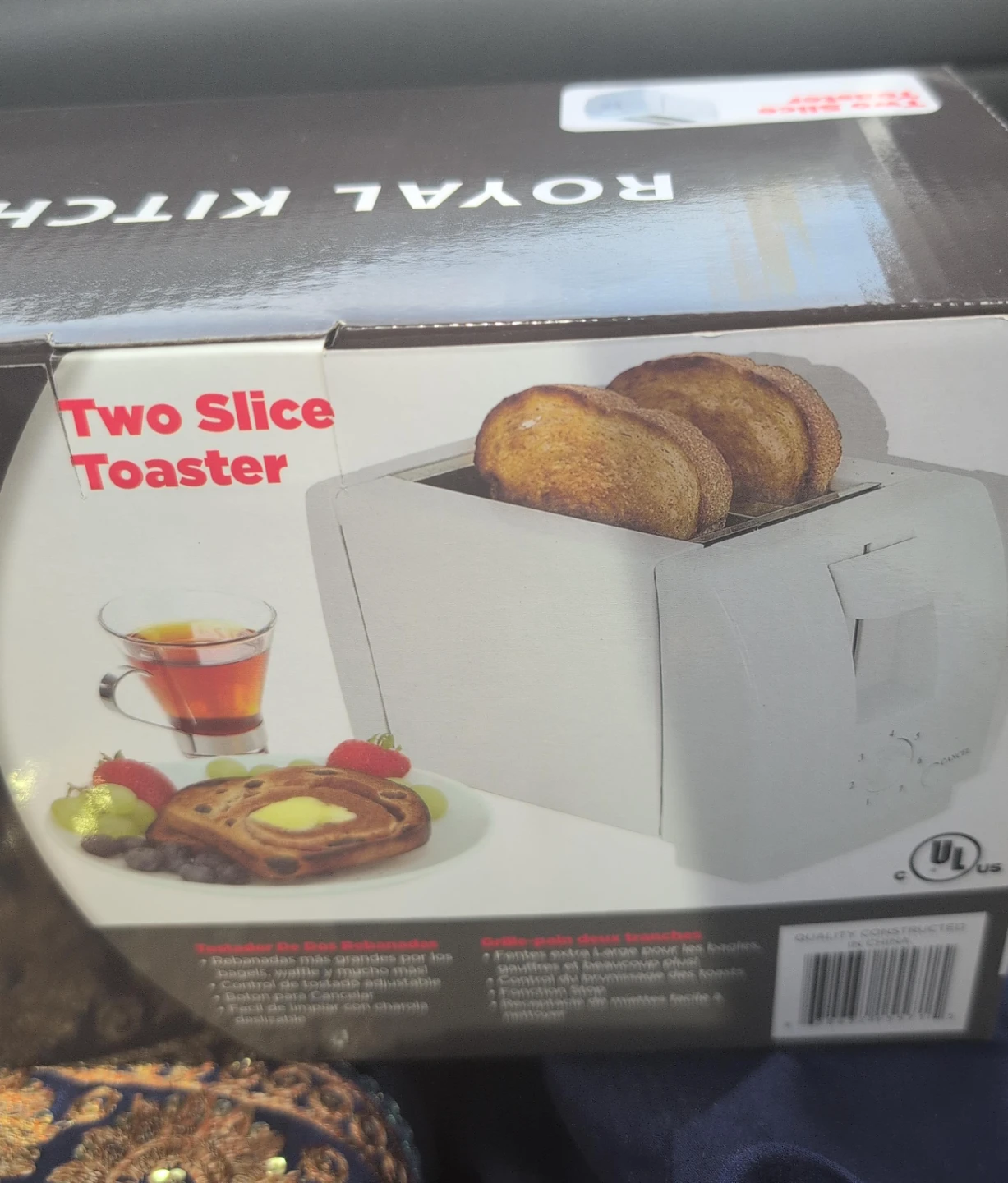 Royal Kitchen Two Slice Toaster