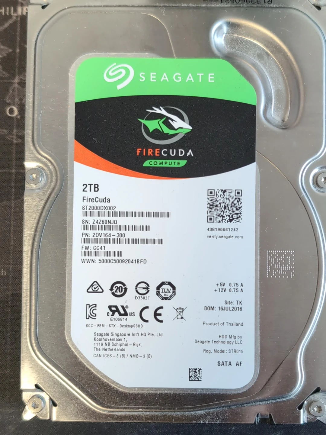 Seagate FireCuda 2TB Internal Hard Drive