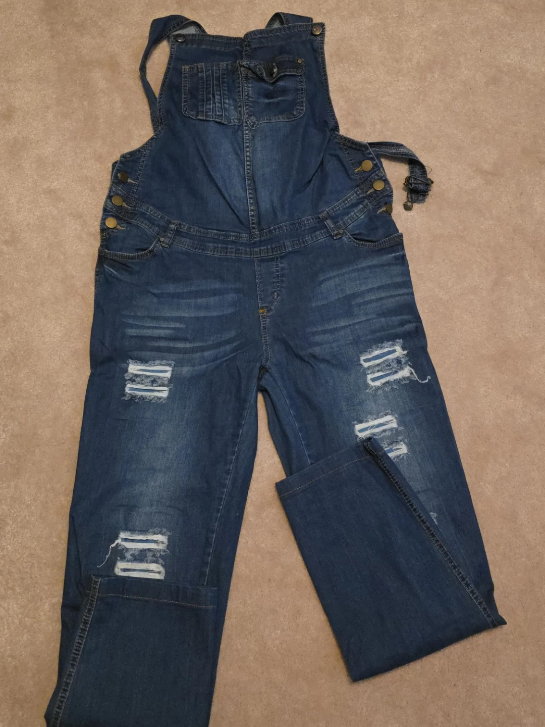 Future Maman A.M. Denim Overalls Size 44