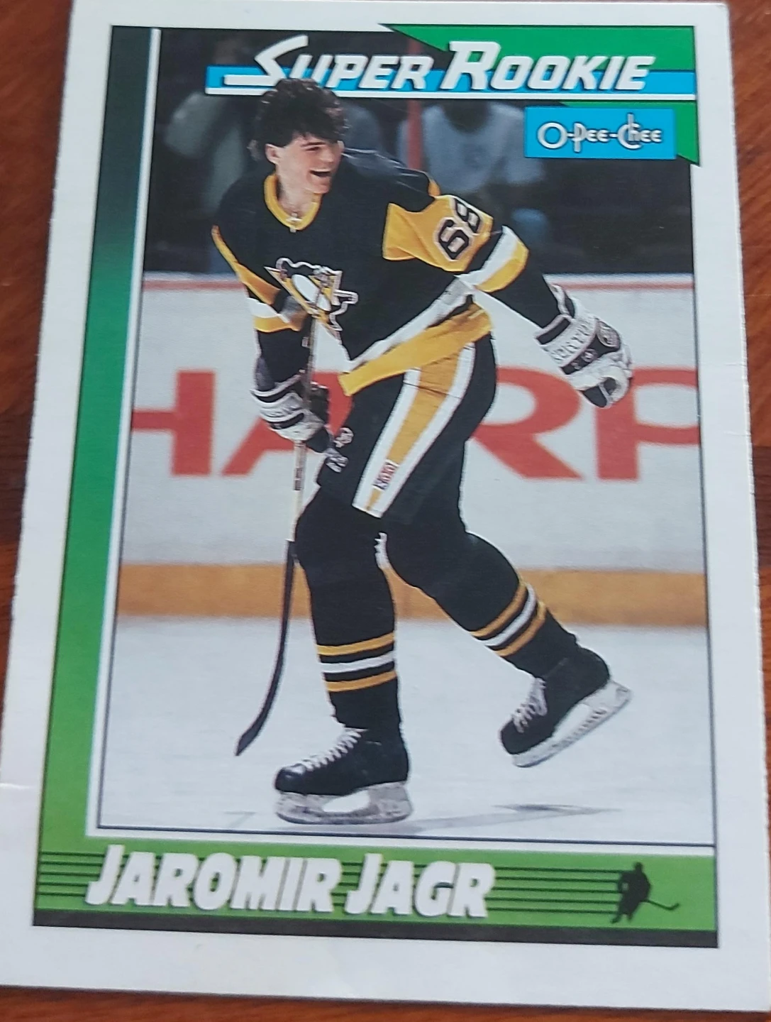 1990 O-Pee-Chee Jaromir Jagr Hockey Card