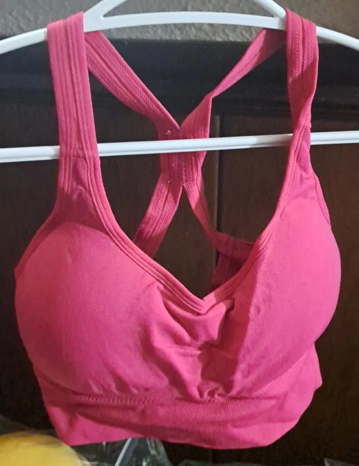 Pink Sports Bra