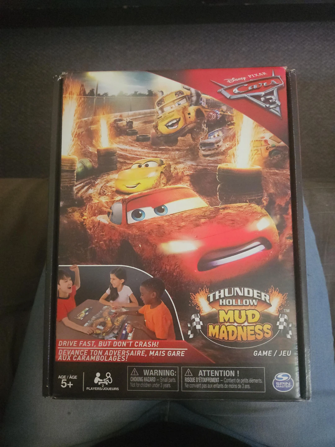 Disney Pixar Cars Thunder Hollow Mud Madness Board Game
