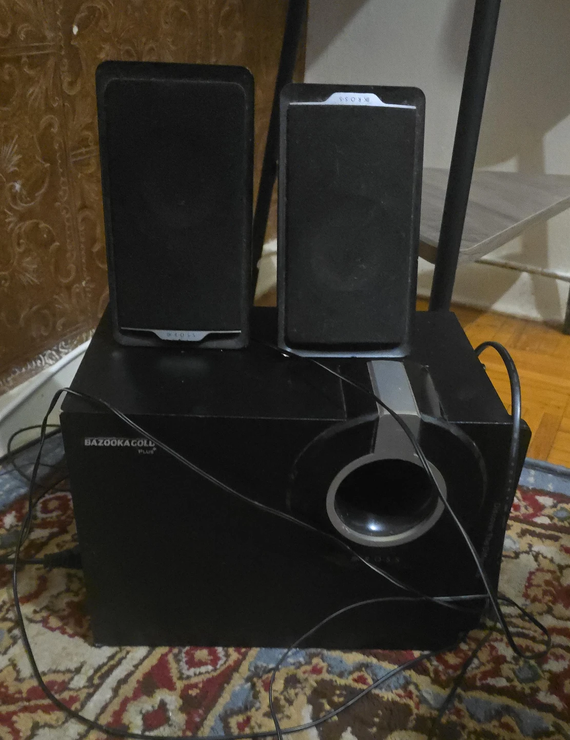 Cyber Acoustics BA-2115 Bazooka Gold Plus 2.1 Speaker System