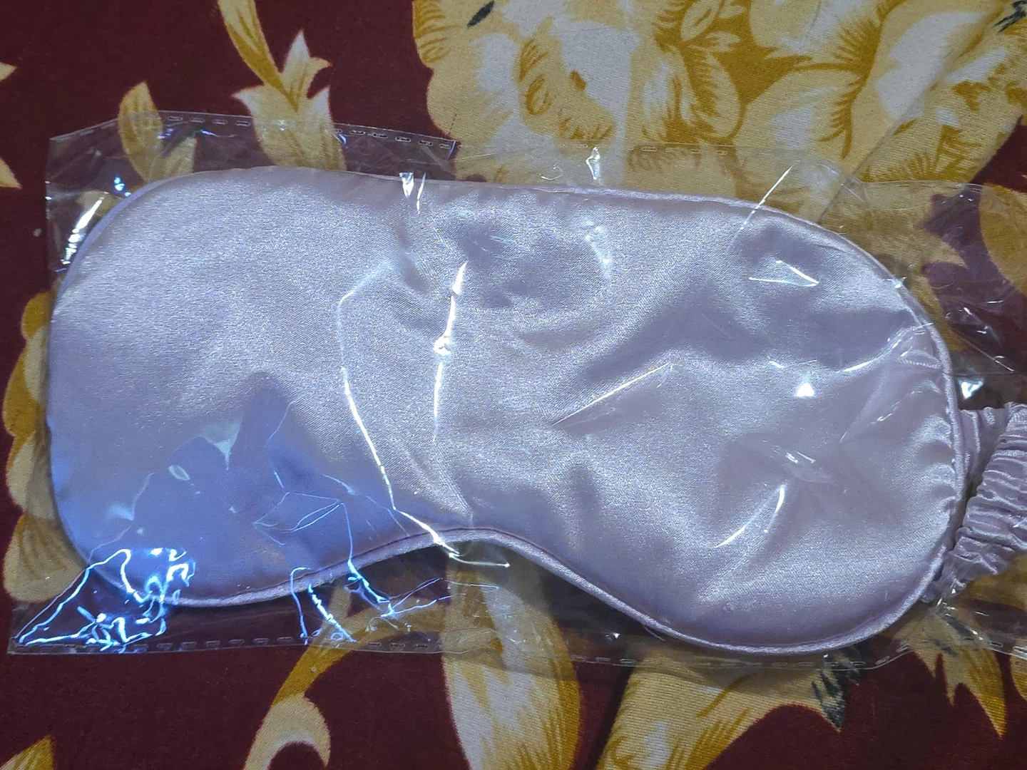 Light Purple Satin Eye Mask
