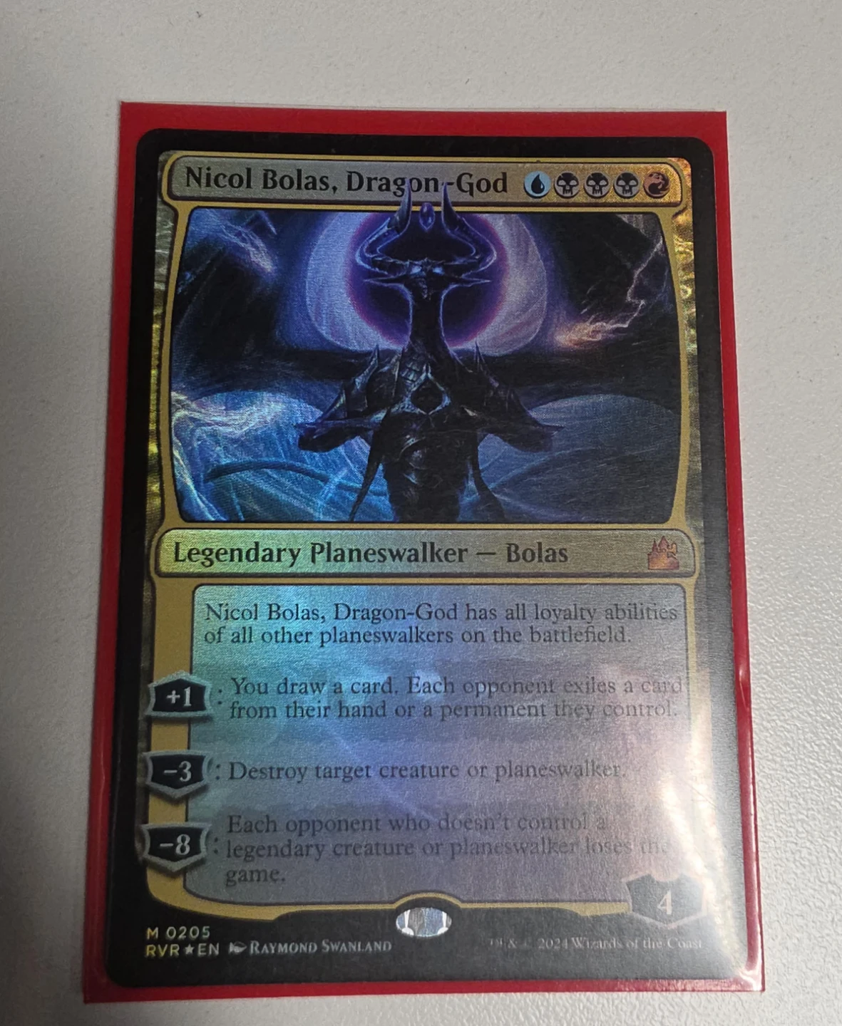 Nicol Bolas, Dragon-God Legendary Planeswalker Card