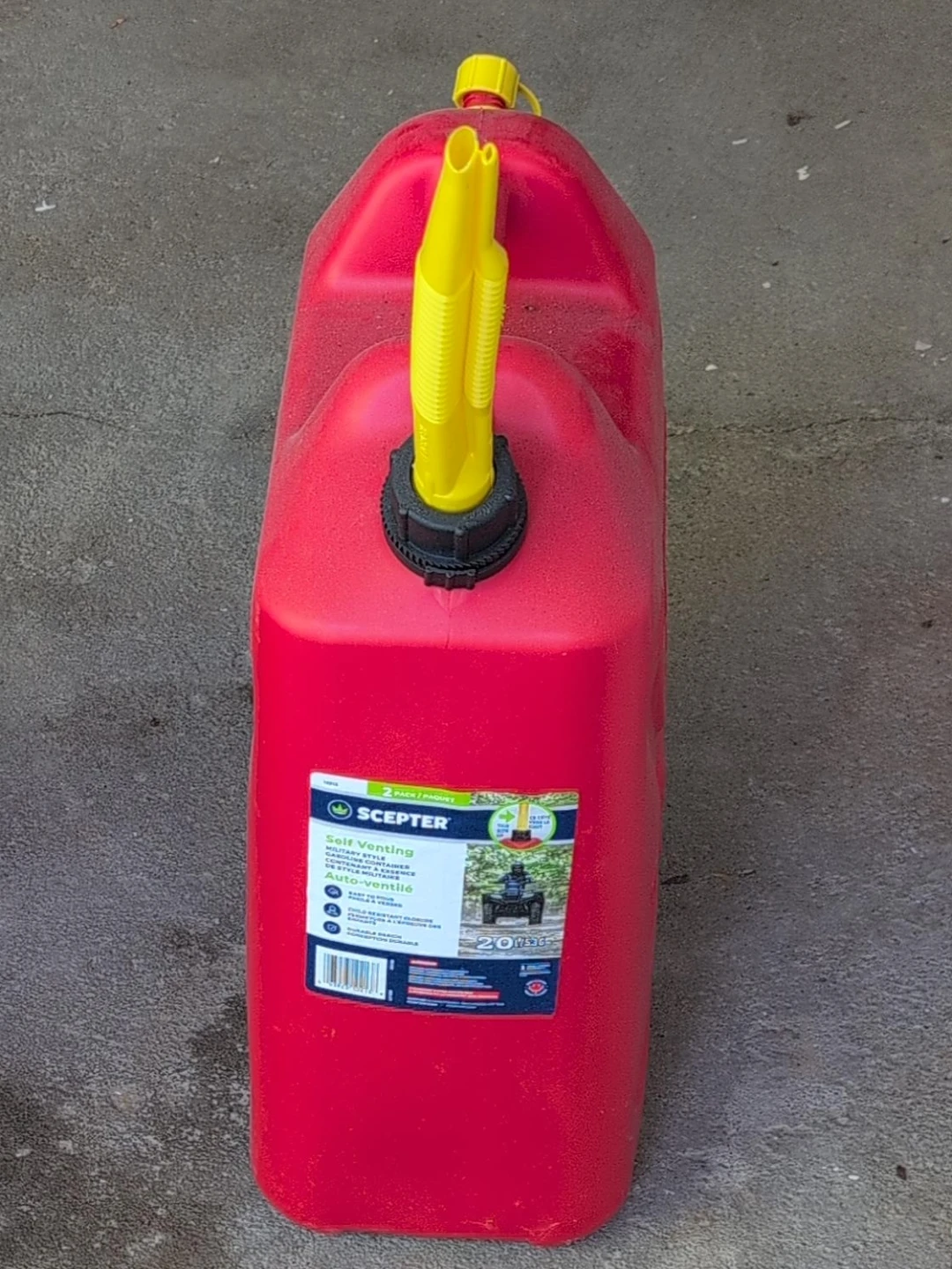 Scepter 20L Self-Venting Gasoline Container