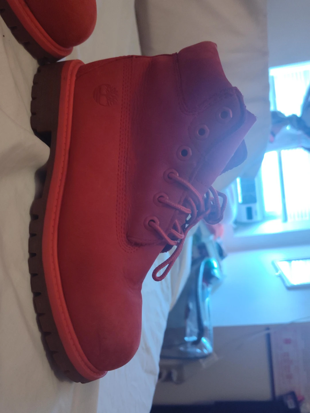 Timberland Boots - Red - Youth Size 2 - photo 2