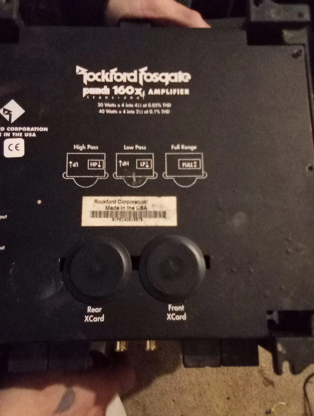 Rockford Fosgate Punch 160x4 Amplifier