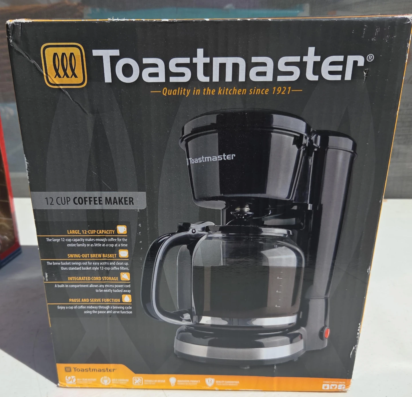 Toastmaster 12 Cup Coffee Maker