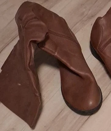 American Eagle Brown Faux Leather Knee-High Boots Size 7